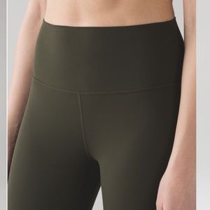 Lululemon Align Pant. Dark olive. Size 6.